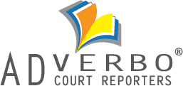 Ad Verbo Court Reporters — logotipo